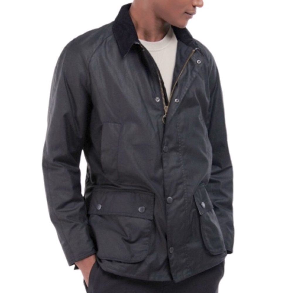 NWT Barbour Black Bodey Wax Jacket - Sz M